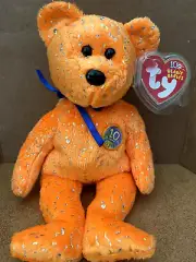 Mint Ty Beanie Baby Decade the Bear 10th Anniversary Original