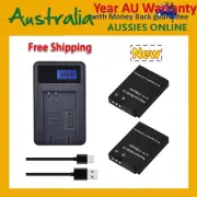2x Battery + Usb Charger for Nikon EN-EL12 ENEL12 Coolpix S70 S800C S8100 S8200