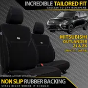 Mitsubishi Outlander ZJ & ZK - GP4 Neoprene 2x Front Row Seat Covers (Made to Order)