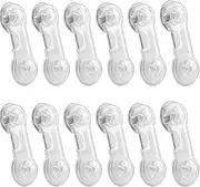 Child Safety Cabinet Locks - Baby Proofing Locks Set of 12 locks for cabinets and drawers, featuring strong and removable adhesive. No tools or drilling required for easy installation. Suitable for securing fridges, cabinets, drawers, and toilets.