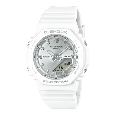 G-Shock Analog Digital White Resin Band Watch GMA-P2100VA-7A