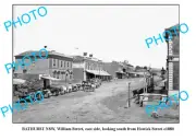 OLD 6 x 4 PHOTO OF BATHURST NSW WILLIAM St c1880 LOOKING SOUTH