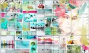 California Tile Backsplash Irena Orlov Art Ceramic Mural OB-ORL10738