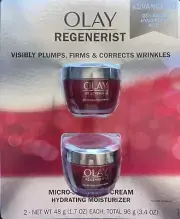 Olay Regenerist Micro-Sculpting Cream For Anti Aging, 1.7 oz (2 Pack) BLISTER