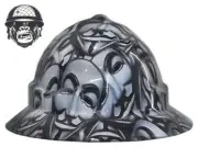 Custom Hydrographic Safety Hard Hat Mining ANONYMOUS PRO CHOICE WIDE BRIM