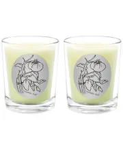 Qualitas Candles Tomato Leaf Two Scented Beeswax Candle Set