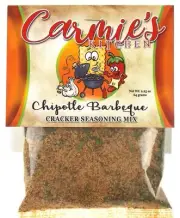Chipotle BBQ Carmies Cracker Seasoning 2 Packs Zip Top Bags Party Snack Gift