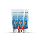 3X Vicco Turmeric Face Wash, Turmeric Extract, Removes Pimples & Blackheads -70g