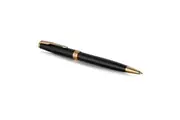 PARKER Sonnet Ballpoint Pen - Black Lacquer Gold Trim