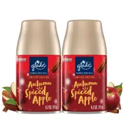 Glade Automatic Air Freshener Refills Autumn Spiced Apple, 6.2 Oz (2 Pack)