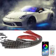 Car Flexible Underglow Flowing Lamp LED RGB Lights For Porsche 911 /Carrera GT