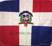2 PCS 100% Cotton Dominican Rep. FLAG PRIDE HEAD SCARF DURAG STYLE FACE MASK