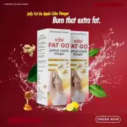 Fat Go Apple Cider Vinegar 250ml Pack of 2 Boosts Metabolism Weight Management