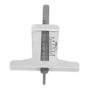Car Tire Tread Depth Gauge Stainless Steel High Precision Anti-Slip Thread
