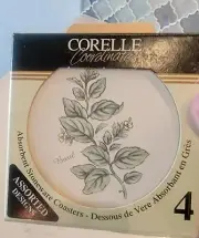 Corelle coordinates herb Coaster Set new in box