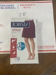 Jobst Opaque Black 20-30 mmHg XL Full Calf Knee OT Compression Stockings