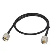 UHF Male PL-259 to UHF Male PL-259 Cable 12inch RG58 Cable For Antenna Analyzer