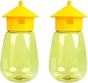 VENEKA 2 Pack Fly Reusable Traps, Fruit Fly Traps Fly Catcher Outdoor