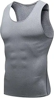 [Generic] Men's Solid Athletic Compression Tank Top Bodybuilding Gym Tight Tanks Fitness Running Muscle Sleeveless