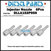6Pcs Fuel Injector Nozzle DLLA152P959 for ISUZU F Series 4HL1 6HL1 095000-5504