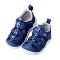在飛比找PChome24h購物優惠-《布布童鞋》Combi深藍好涼NICEWALK成長機能學步鞋