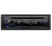 Kenwood Single DIN Bluetooth CDAM/FM USB Auxiliary Input Car Receiver KDCMP378BT