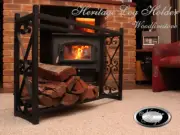 FIREWOOD HOLDER FIREPLACE WOOD HEATER STORAGE