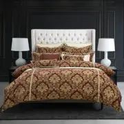 Davinci Napoleon Quilt Cover Set Shiraz