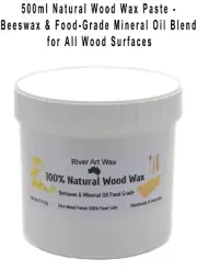 500ml Natural Wood wax paste Beeswax Food Grade Kitchen Woodworking Chopping