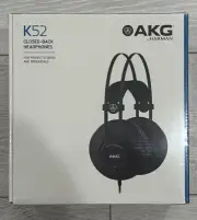 AKG K52 Closed-Back Over Ear Headphones - Matte Black (NEW)