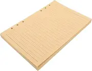 HONMEET A5 Paper Notebook Refills 80 Sheets Loose Leaf Paper for Planner Inserts Binder Planner