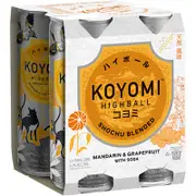 [Koyomi] Koyomi Highball Mandarin & Grapefruit 250mL