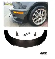 FRONT SPLITTER+ 2 SUPPORT RODS+ 2 WINGLETS for 2007-2009 SHELBY GT500 MUSTANGS