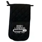 Baby Loading - Novelty Double Mitt Oven Gloves Double Kitchen Chef BBQ Mitts