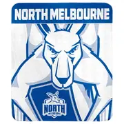 North Melbourne Kangaroos AFL Polar Fleece Rug Blanket