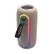 Laser RGB Bluetooth Speaker Pink Pill TWS Dual Pairing USB SD Card Slot