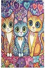 GAIREG Cats Big Eyes Drying Dish Towels for Kitchen, 28x18 Absorbent Large Kitchen Towels Oversized