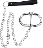 ZJPOJPH SM Bondage Handcuffs With Leash SM Restraints Sex Bed Restraints Sex Toys Handcuffs Made Of Metal Role Play Sex Set for Men and Women(Women,L)