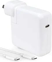 96W USB C Charger for Mac-Book Pro 2021-2018, New Mac-Book Air, Pad Pro, USBC, Type C Lenovo, HP, Dell Laptop Power Adapter Supply, LED, 6.6ft 5A USB C to C Charging Cable