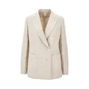 [MAX MARA] MAX MARA Frisé double-breasted jacket Woman 44 44 Beige
