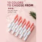 10-pack Lana Del Rey matte Cigarette Lip Glaze Gloss Smoke Pipe Makeup Girl Set