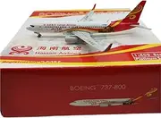 Pre-Built Model Aircraft 1:400 Static Model Airplane for Hainan Airlines B737-800 B-5467 High-Detailed Model Collectible Aircraft Miniature Airplane Model