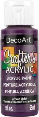 DecoArt Crafter's Acrylic All-Purpose Paint 2oz-African Violet DCA-74