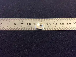 【磁鐵王】釹鐵硼 強磁 圓形帶孔 磁鐵 磁石 吸鐵 強力磁鐵DH12x10 H5 直徑12高10孔5 (0.3折)