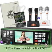 TJ Media B2 Karaoke Machine 1TB + TMW-100W Wireless Mic + Remote + Song Book