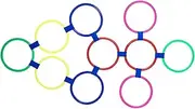 Tadill 10x Soccer Training Rings Set/Speed Agility Rings Set/Speed and Agility Training Rings for Kids Adults/Football/Agility Footwork Training