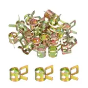 ID 8mm 5/16" Fuel Line Hose Clip,Pipe Clamp,Spring Hose Clamp,60PCS