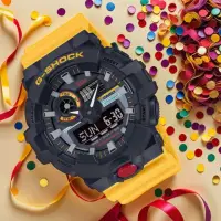 在飛比找momo購物網優惠-【CASIO 卡西歐】G-SHOCK 復古錄音帶系列 雙顯手