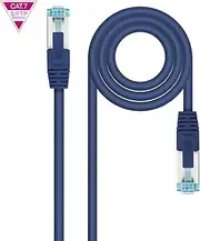 Cat.7 LSZH SFTP PIMF AWG26 Network Cable in Blue Length 25cm Ideal for High Speed Secure Connections