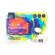NEW Tear Off Paper Palette Wax Coated Paper Oil Arcylic Art 15 Sheets 50GSM
